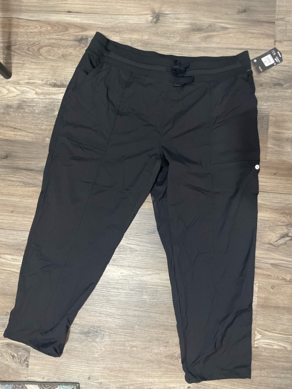 Avia Black Athletic Drawstring Pants